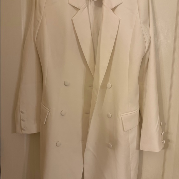 New York & Company Dresses & Skirts - New York & Company Classic White Blazer Dress! NWT!